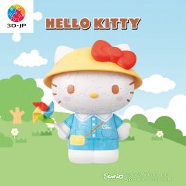 F1035 Hello Kitty 立體造型拼圖系列 - 去春遊