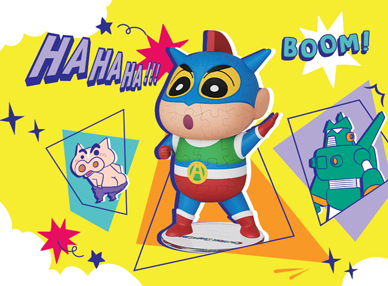 新品上市丨動感小新立體造型拼圖